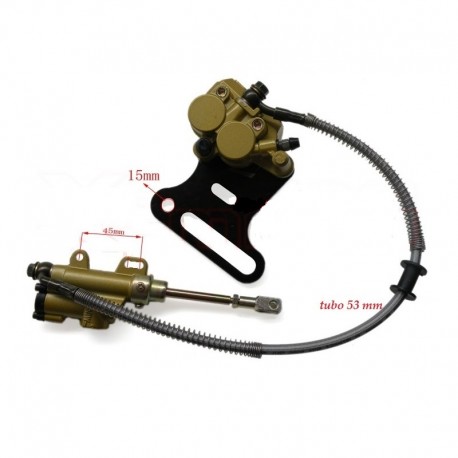 BLOCCO FRENO IDRAULICO COMPLETO - PIT BIKE